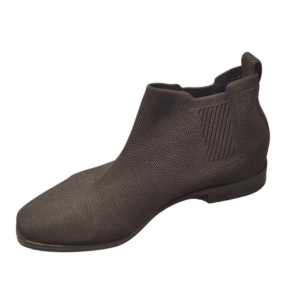 VIVAIA Ryan Pro Womens Square-Toe Knit Ankle Boots Black Womens Size 9.5 EU 41